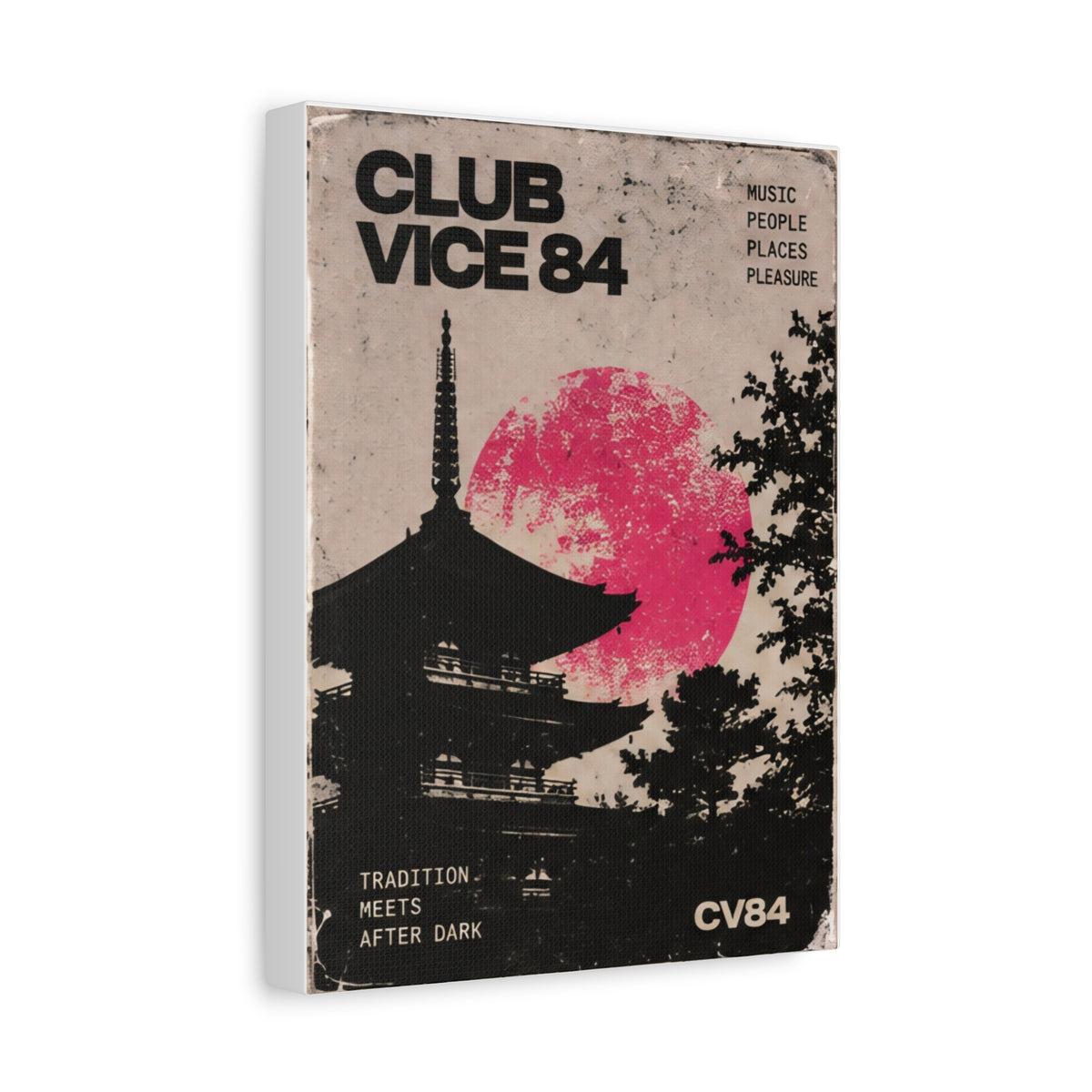 After Dark Kyoto Canvas