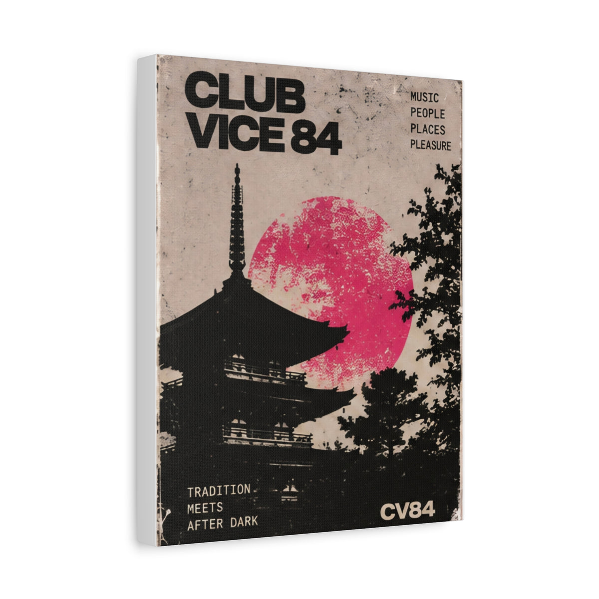 After Dark Kyoto Canvas