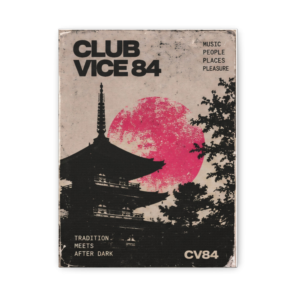 After Dark Kyoto Canvas